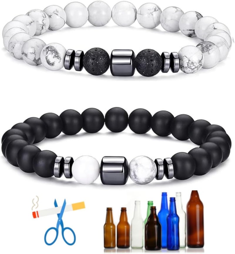 72ore Anti Alcohol Bracelet for Men Women Anxiety Relief Items Stop Drinking Support Bracelet Healing Energy Beads Bracelets for Men Women - Image 1